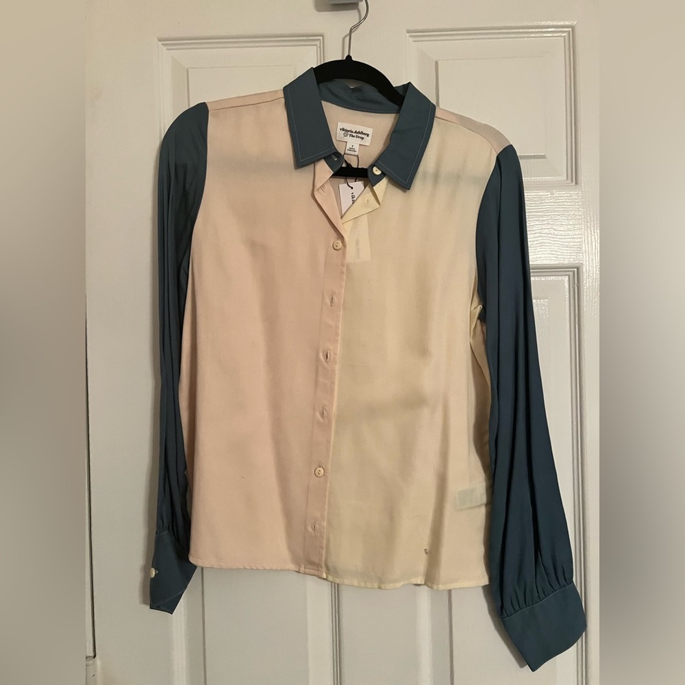 NWT Amazon the Drop multi shirt + matching jeans